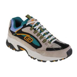 Buty sportowe Sneakersy męskie Skechers Stamina-Cutback. Białe buty sportowe casual Skechers, bez wzorów, bez zapięcia. Za 299.99 zł.