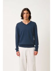 AUTHENTIC CASHMERE Kaszmirowy sweter "Agel" w kolorze granatowym rozmiar: L. Niebieskie swetry nierozpinane AUTHENTIC CASHMERE, l, bez wzorów, z kaszmiru, bez kołnierzyka, bez ramiączek. Za 356.61 zł.