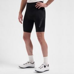 Spodenki rowerowe bez szelek Essential III. Czarne spodenki rowerowe Rogelli, xl, bez wzorów, z materiału, na fitness i siłownię. Za 316.00 zł.