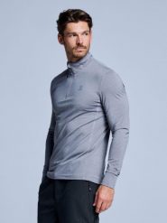 Pully - Męska - Four Seasons Lightweight 2.0 - Szary melanż. Szare bielizna termoaktywna POEDERBAAS, na zimę, l, bez wzorów, z elastanu, bez ramiączek, na golfa. Za 177.72 zł.