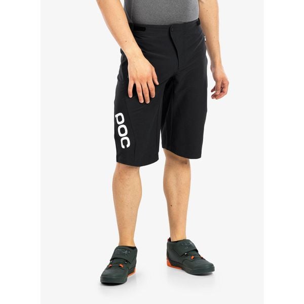Spodenki rowerowe męskie POC Essential Enduro Shorts. Czarne spodenki rowerowe POC, m, bez wzorów, rowerowe. Za 413.70 zł.