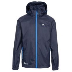 Trespass Qikpac X - Kurtka unisex Packaway Granatowo-Niebieska. Niebieskie kurtki Trespass, bez wzorów, bez kaptura. Za 282.99 zł.