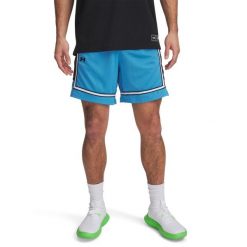 Skrócone spodenki z dzianiny Under Armour Zone Pro. Czarne szorty Under Armour, bez wzorów, z dzianiny, sportowe. Za 258.50 zł.