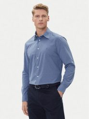 Tommy Hilfiger Koszula MW0MW39438 Niebieski Regular Fit. Niebieskie koszule Tommy Hilfiger, m, bez wzorów, z bawełny, bez kołnierzyka, bez ramiączek. Za 289.99 zł.