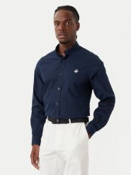 Beverly Hills Polo Club Koszula P-SS26M-BRASS Granatowy Regular Fit. Niebieskie koszule Beverly Hills Polo Club, m, bez wzorów, z bawełny, bez kołnierzyka, bez ramiączek. Za 247.99 zł.