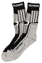 Odzież Skarpety unisex SkatePro Coolmax Inline Skarpety 2-Pak - Czarny - 37-39. Biała skarpety SKATEPRO, bez wzorów, z bawełny. Za 124.99 zł.