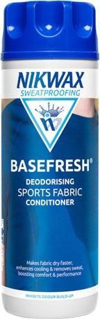 Płyn pielęgnujący Nikwax BaseFresh 300 ml. Bielizna termoaktywna Nikwax, s, bez wzorów, ze skóry, bez ramiączek, trekkingowe. Za 18.00 zł.