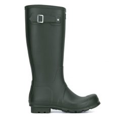 Kalosze Hunter. Zielone śniegowce Hunter, bez zapięcia. Za 499.99 zł.
