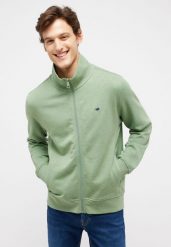 MĘSKA BLUZA MUSTANG Dillon Hedge Green 1015036 6336. Zielone bluzy Mustang, m, bez wzorów, bez kaptura. Za 149.99 zł.