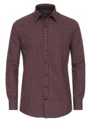 CASAMODA Koszula - Comfort fit - w kolorze bordowym rozmiar: XL. Czerwone koszule CASAMODA, xl, bez wzorów, z bawełny, bez kołnierzyka, bez ramiączek. Za 113.99 zł.