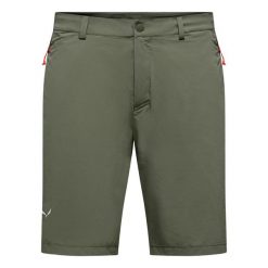 Szorty kompresyjne Salewa Puez Talveno DST. Zielone odzież kompresyjna Salewa, s, bez wzorów, z materiału, trekkingowe. Za 379.99 zł.