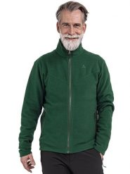 Schöffel Kurtka polarowa "Qutang" w kolorze ciemnozielonym rozmiar: 54. Zielone kurtki Schöffel, bez wzorów, z polaru, bez kaptura. Za 173.99 zł.