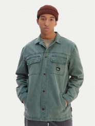 Quiksilver Koszula jeansowa Mohab Washed Twill EQYWT04654 Zielony Oversize. Zielone koszule Quiksilver, l, bez wzorów, z bawełny, bez kołnierzyka, bez ramiączek. Za 459.99 zł.