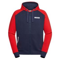 Bluza z kapturem z pełnym zamkiem błyskawicznym La Sportiva Kaos. Niebieskie bluzy z kapturem La Sportiva, s, bez wzorów, z kapturem. Za 359.99 zł.