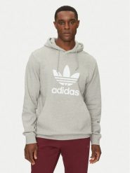 Adidas Bluza adicolor Classic Trefoil IM4490 Szary Regular Fit. Szare bluzy Adidas, l, bez wzorów, z bawełny, bez kaptura. Za 189.99 zł.