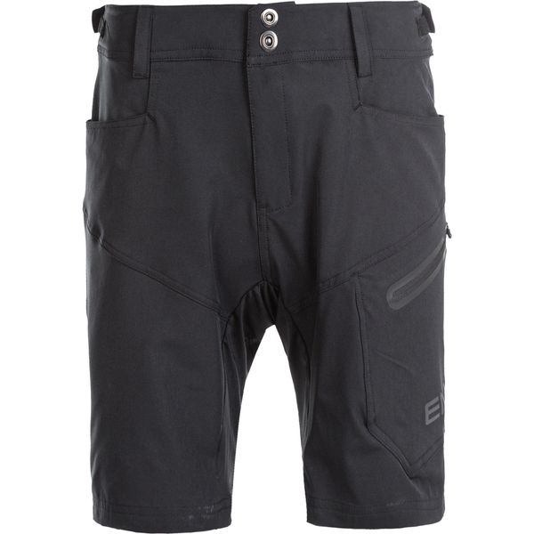 Szorty 2 w 1 Endurance Jamal. Czarne spodenki rowerowe Endurance, m, bez wzorów, z elastanu, rowerowe. Za 255.00 zł.
