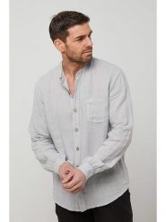 Rodier Lin Lniana koszula w kolorze jasnoszarym rozmiar: XL/XXL. Szare koszule Rodier Lin, xl, bez wzorów, ze lnu, bez kołnierzyka, bez ramiączek. Za 114.17 zł.