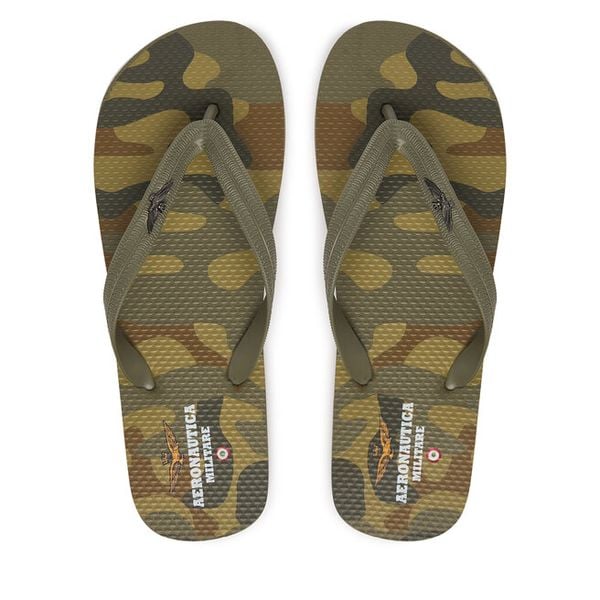 Japonki Aeronautica Militare. Brązowe japonki Aeronautica Militare, bez wzorów. Za 139.99 zł.