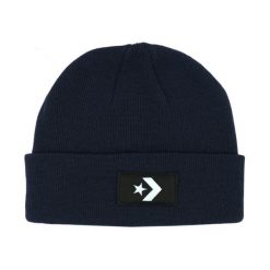 Czapka Converse granatowa 10025367-A06. Niebieskie czapki zimowe POINT, bez wzorów. Za 95.00 zł.