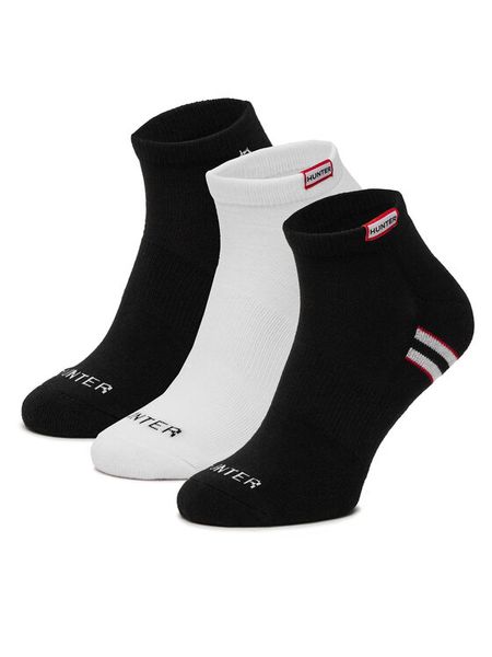 Hunter Skarpety długie AS_HUNTER_02S_SS25 (3-PACK) Czarny. Czarne skarpety Hunter, bez wzorów, z bawełny. Za 39.99 zł.