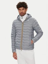 K-Way Kurtka przejściowa Jack K6121HW Szary Slim Fit. Szare kurtki K-Way, l, bez wzorów, z syntetyku, bez kaptura. Za 849.99 zł.