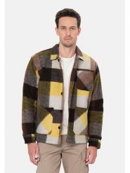 KEY LARGO Koszula "Kllocarno" w kolorze brązowo-żółtym rozmiar: M. Brązowe koszule Key Largo, m, bez wzorów, z bawełny, bez kołnierzyka, bez ramiączek. Za 82.44 zł.