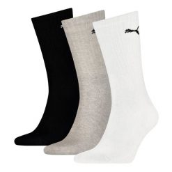 Skarpety Puma Sport 3 pack. Białe skarpetki sportowe Puma, bez wzorów, z bawełny. Za 36.90 zł.