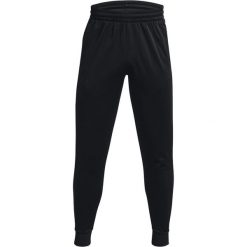 Spodnie treningowe męskie Under Armour Fleece Joggers Loose. Czarne joggery i bojówki Under Armour, l, bez wzorów, z dresówki. Za 363.00 zł.