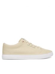 Tommy Hilfiger Sneakersy Harlem Core Ii Cvs FM0FM05817 Beżowy. Brązowe buty sportowe casual Tommy Hilfiger, bez wzorów, z materiału, bez zapięcia. Za 329.99 zł.