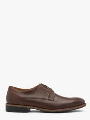 Brązowe casualowe półbuty ze skóry licowej. Brązowe eleganckie półbuty Ryłko, bez wzorów, ze skóry, bez obcasa, bez zapięcia. Za 479.99 zł.