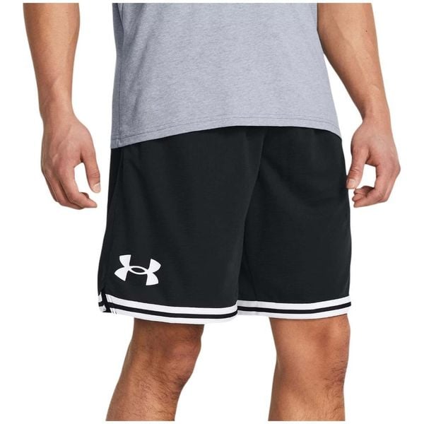 Spodenki koszykarskie męskie Under Armour 10" Perimeter Short. Czarne szorty Under Armour, m, bez wzorów, sportowe. Za 139.99 zł.