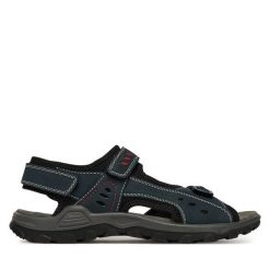 Sandały Manitu. Niebieskie sandały Manitu, bez zapięcia. Za 319.99 zł.