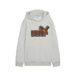Młodzieżowa luźna bluza z kapturem Essentials Logo Lab PUMA. Szara bluzy z kapturem Puma, m, bez wzorów, z kapturem. Za 199.00 zł.