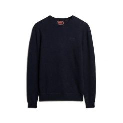 Wciąg slim Superdry Essential. Niebieskie swetry nierozpinane Superdry, na zimę, m, bez wzorów, bez kołnierzyka, bez ramiączek. Za 284.00 zł.