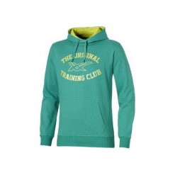 Asics Bluza męska Graphic Hoodie zielona r. S (131532-4005). Bluzy bez kaptura marki ASICS. Za 130.44 zł.