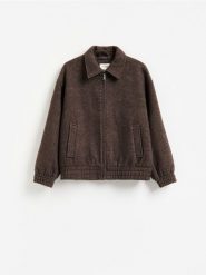 Kurtka z wełną - wielobarwny. Kurtki Reserved, l, bez wzorów, z tkaniny, bez kaptura. Za 359.99 zł.