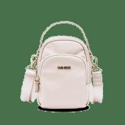 Mała torba crossbody ROSELLA BEIGE. Brązowe torby na ramię Wings, bez wzorów, z materiału, na ramię, małe, bez dodatków. Za 99.90 zł.