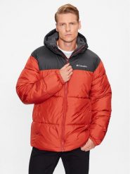 Columbia Kurtka zimowa Puffect™ Hooded Jacket 200841 Pomarańczowy Regular Fit. Brązowe kurtki outdoor i hardshell Columbia, na zimę, m, bez wzorów, z syntetyku, bez kaptura. Za 509.99 zł.