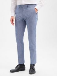 Finshley & Harding spodnie garniturowe Mężczyźni Sztuczne włókno niebieski, 102. Niebieskie garnitury Finshley & Harding, m, bez wzorów, z włókna. Za 229.95 zł.
