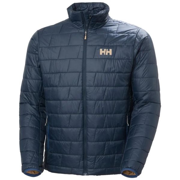 Kurtka puchowa Helly Hansen Lifaloft. Niebieskie kurtki Helly Hansen, xl, bez wzorów, z materiału, bez kaptura. Za 836.50 zł.