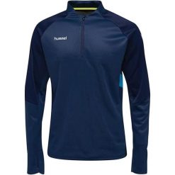 Hummel Tech Move Bluza z kapturem Half-Zip Niebieska XL. Niebieskie bluzy Hummel, xl, bez wzorów, z elastanu, z kapturem. Za 232.99 zł.