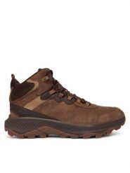 Merrell Trekkingi Speed Strike 2 Mid Wp J038073 Brązowy. Brązowe trekkingi Merrell, bez wzorów, z nubiku, bez zapięcia. Za 439.99 zł.