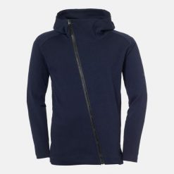 Kurtka z kapturem Uhlsport Pro. Czarne kurtki Uhlsport, l, bez wzorów, z dresówki, z kapturem. W wyprzedaży za 272.85 zł.