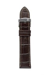 Pasek skórzany Zeppelin brązowy, 20 mm. Brązowe zegarki sportowe Zeppelin. Za 196.99 zł.