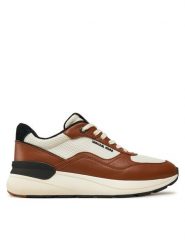 MICHAEL Michael Kors Sneakersy 42F4TRFS1D Brązowy. Brązowe buty sportowe casual MICHAEL Michael Kors, bez wzorów, ze skóry, bez zapięcia. Za 639.99 zł.