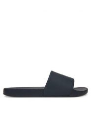 Calvin Klein Klapki Pool Slide W/ Ck Square HM0HM01754 Granatowy. Niebieskie klapki CALVIN KLEIN, ze skóry. Za 139.99 zł.