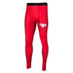Legginsy sportowe męskie EXTREME HOBBY POLSKA PRIME. Czerwone bielizna termoaktywna EXTREME HOBBY, m, bez wzorów, z elastanu. Za 229.00 zł.