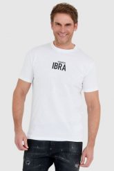 DSQUARED2 Biały t-shirt męski ibra. Białe t-shirty Dsquared2, l, bez wzorów, bez kołnierzyka, bez ramiączek. W wyprzedaży za 699.99 zł.