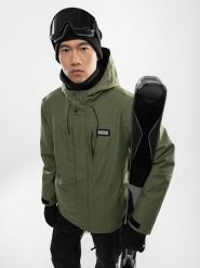 Siroko Kurtka narciarska "W4" w kolorze khaki rozmiar: M. Brązowe kurtki narciarskie i snowboardowe SIROKO, m, bez wzorów, narciarskie. Za 327.32 zł.
