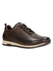 Wojas Skórzane sneakersy w kolorze brązowym rozmiar: 47. Brązowe buty sportowe casual Wojas, bez wzorów, ze skóry, bez zapięcia. Za 228.38 zł.